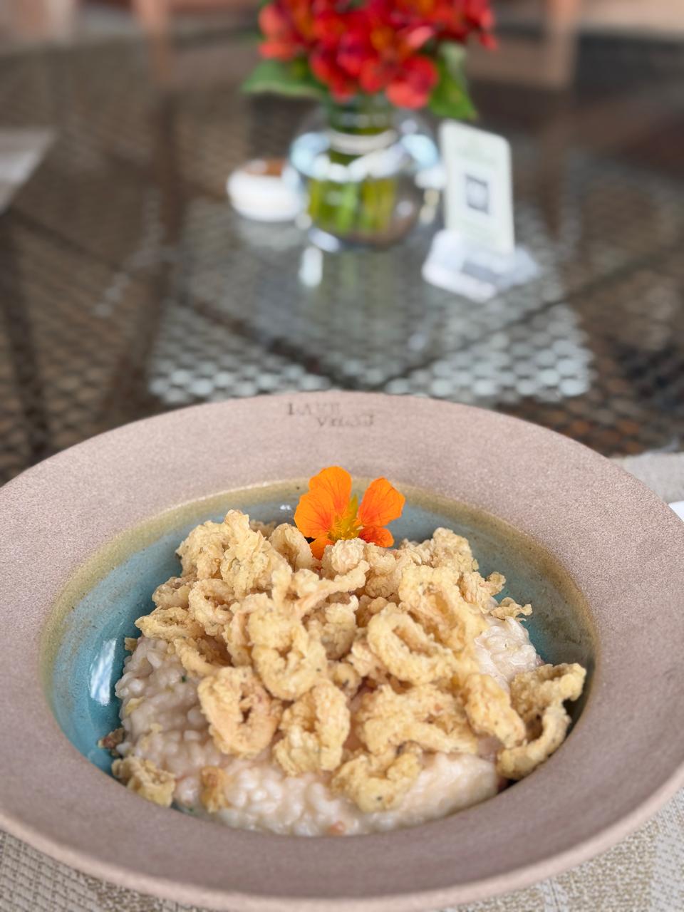 Lula à Doré com Risoto de Limão Siciliano *